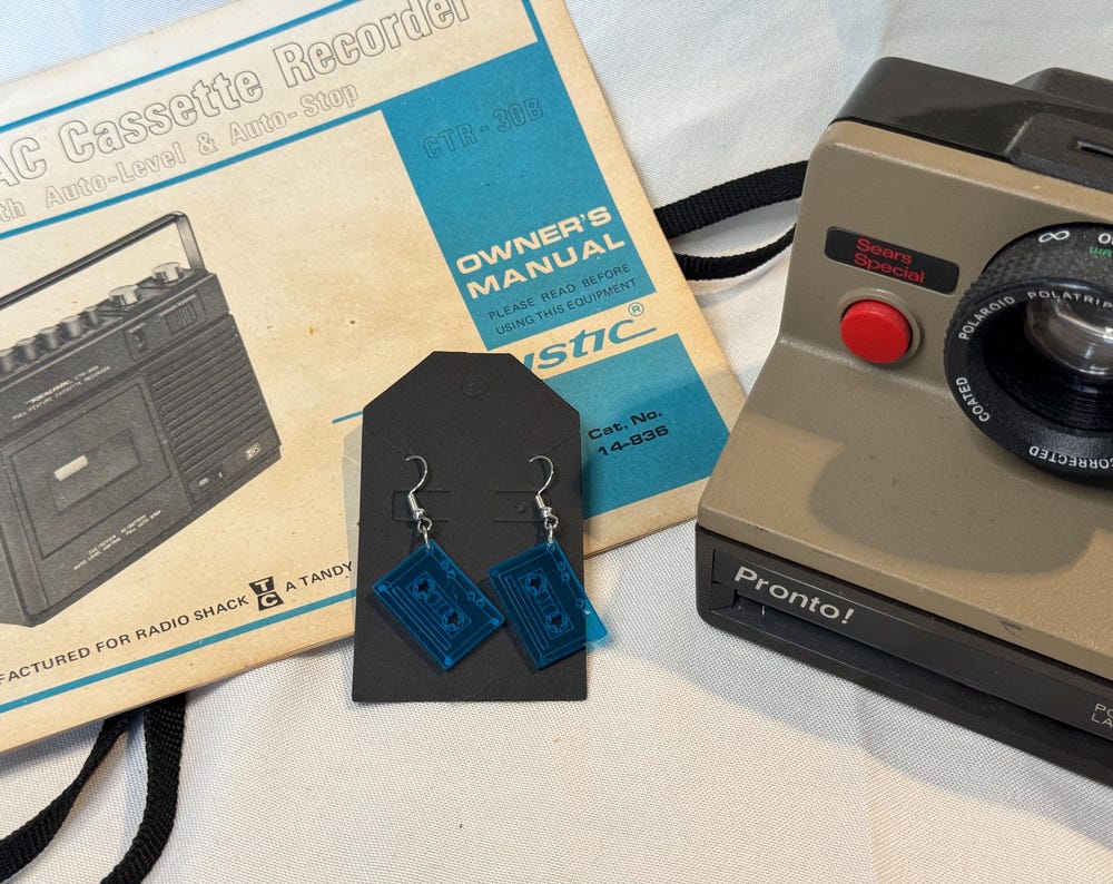 Cassette Earrings
