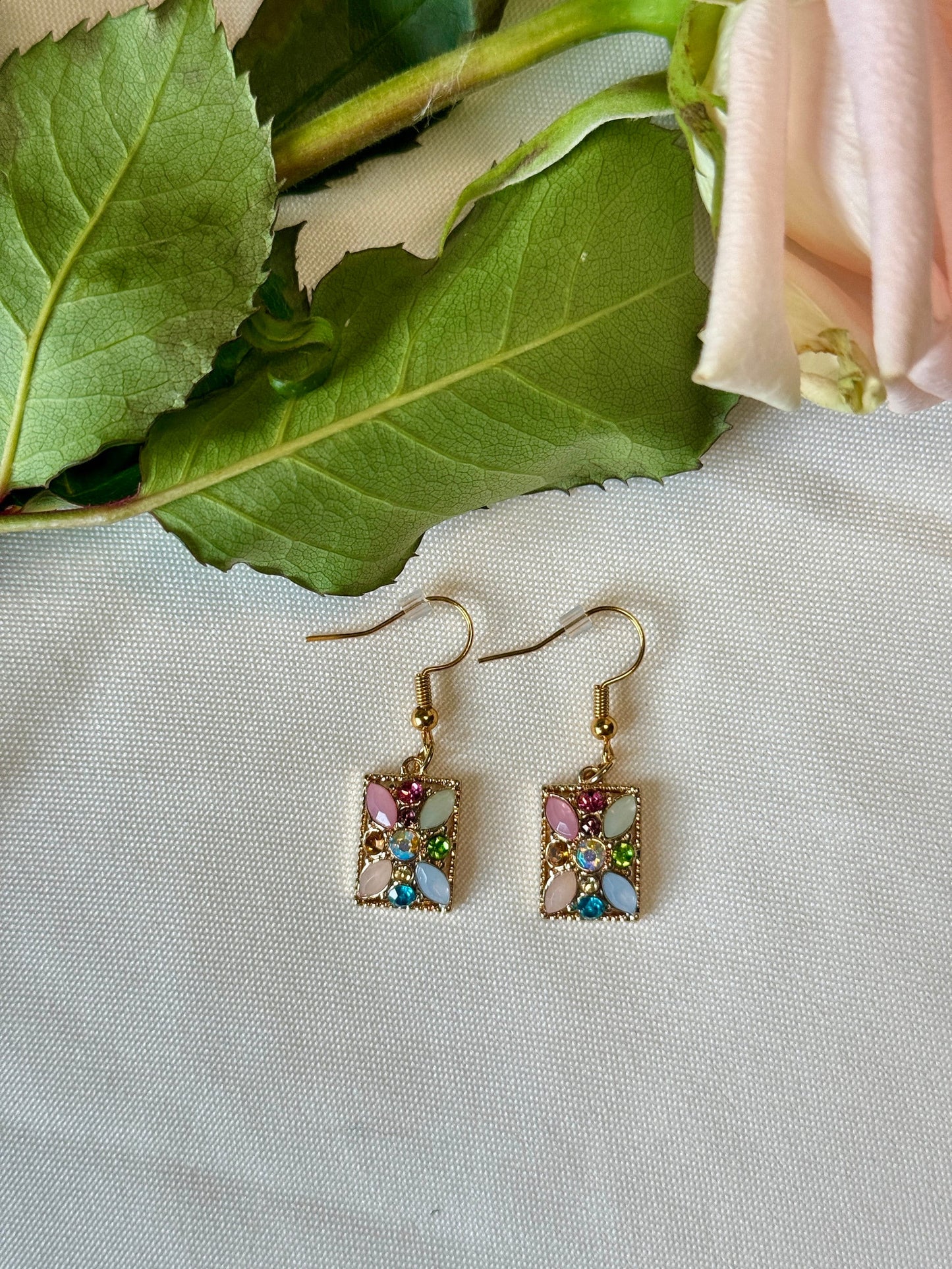 Golden Gem Earrings