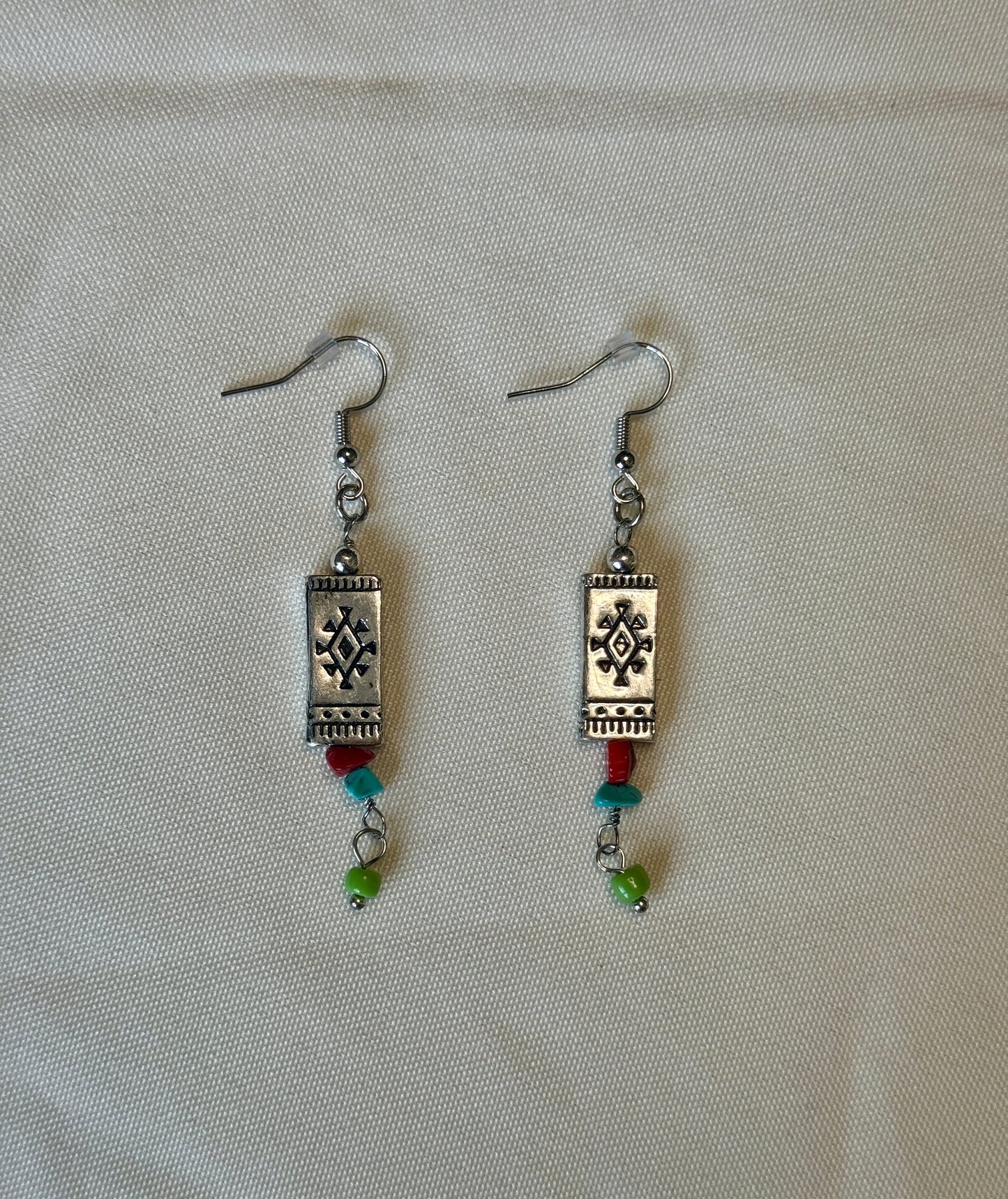 Silver Western Earrings