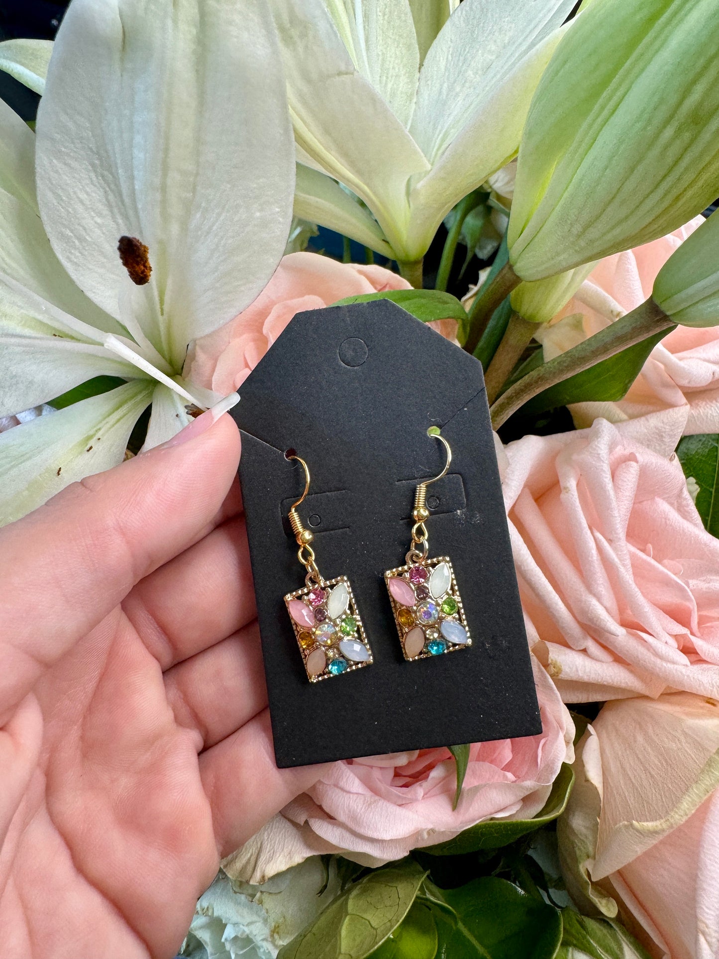 Golden Gem Earrings