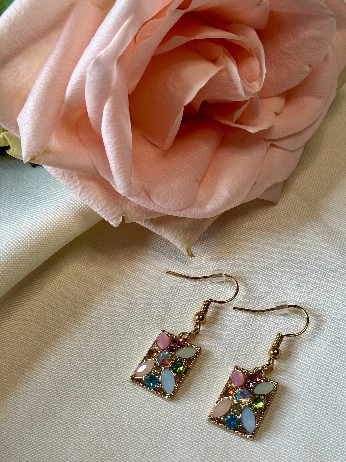 Golden Gem Earrings